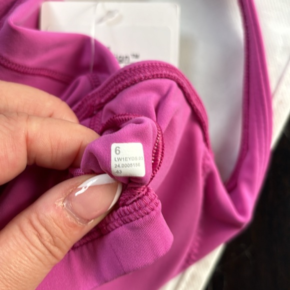 LULULEMON ALIGN CORSET TANK in POW PINK TONE SZ 6 NWT - Picture 8 of 8
